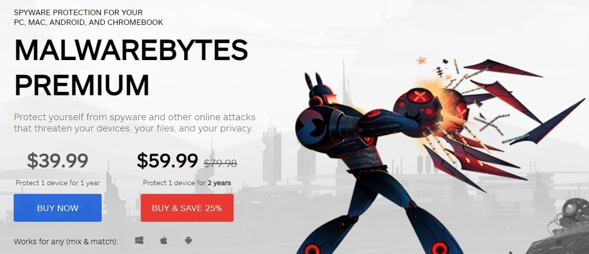 is malwarebytes for mac free or do you have to pay a price for a year