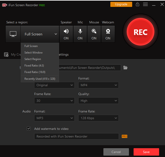 free screen video recorder for mac